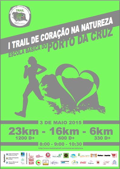 Cartaz Trail de Coração na Natura